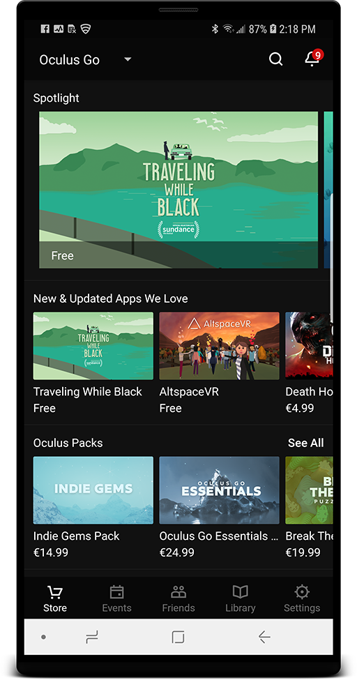 where to download oculus app