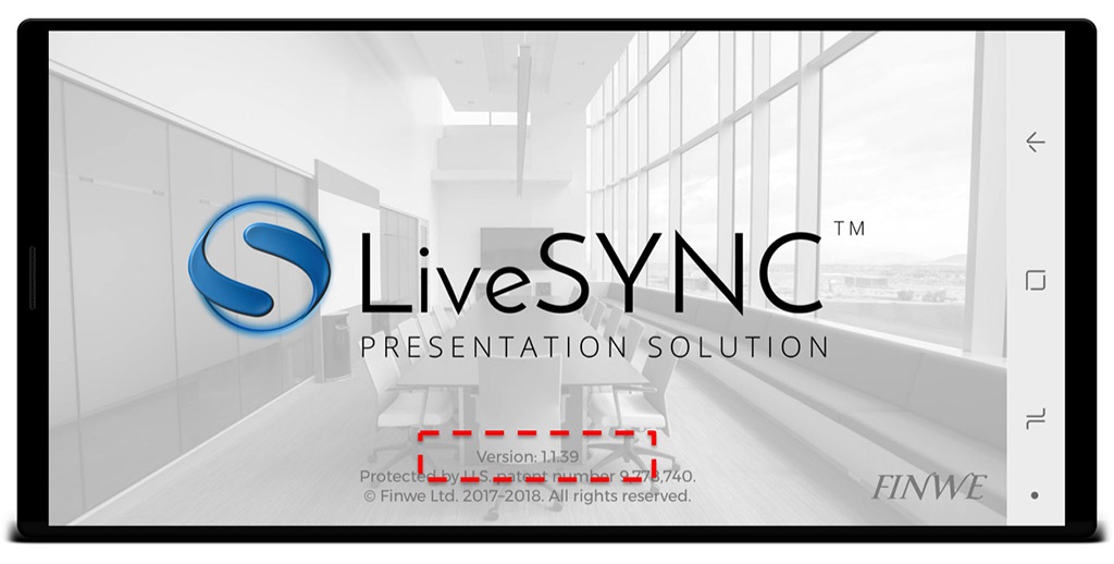 LiveSYNC splash